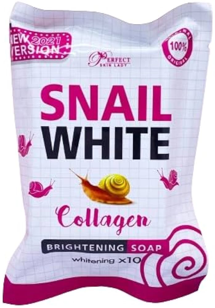 Perfect Skin Lady Snail White Collagen Brightrning Soap