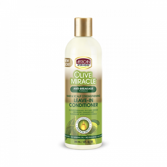 African Pride Olive Miracle Leave-In Conditioner 12Oz Intlcosmetic