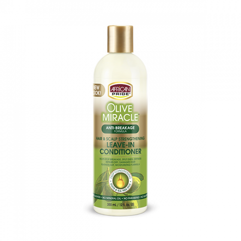 African Pride Olive Miracle Leave-In Conditioner 12Oz Intlcosmetic