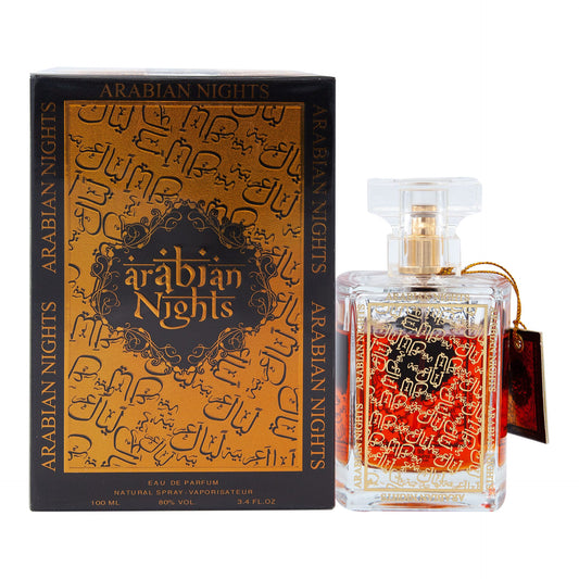 Arabian Nights Eau De Parfum Spray for Unisex 100ml Intlcosmetic