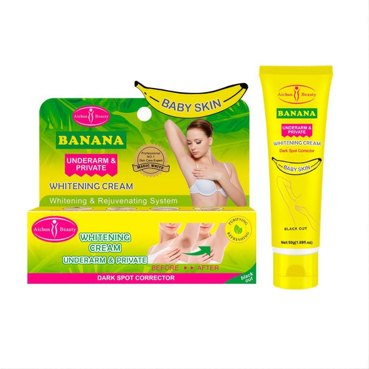 Banana Underarm Private & Whitening Skin Cream 50g Intlcosmetic