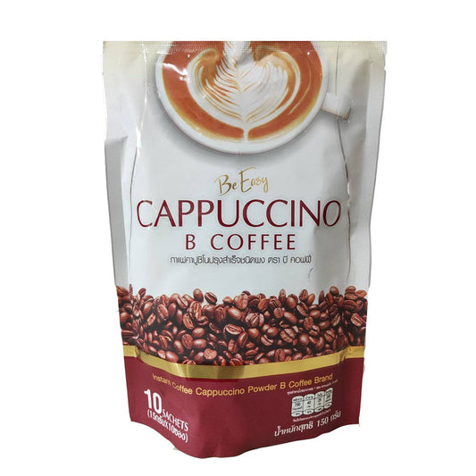 Be Easy Cappuccino B Coffee Fast Power Drink Instant Diet Weight Loss (10 sachets) Intlcosmetic