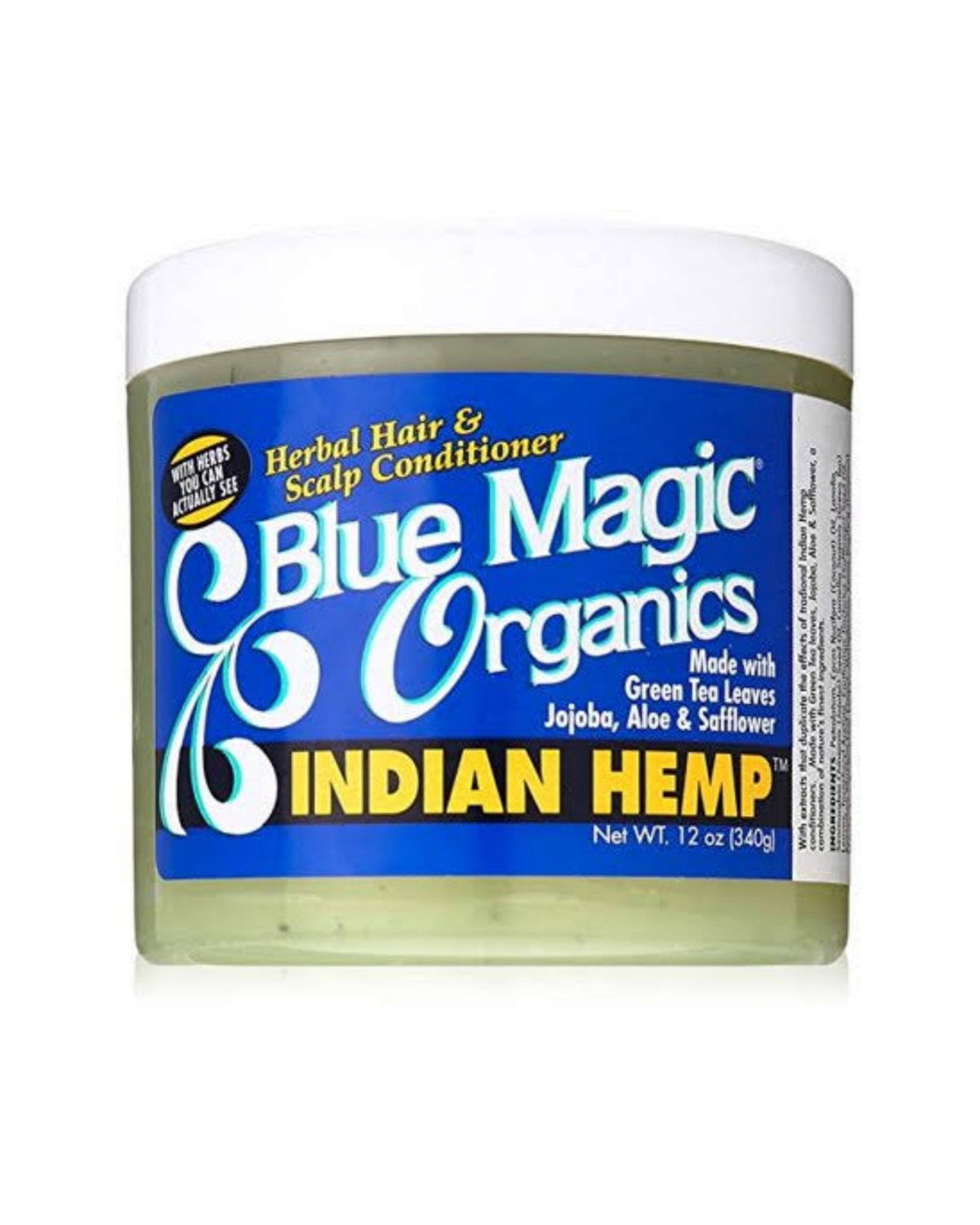 Blue Magic Organic Indian Hemp 12Oz Intlcosmetic