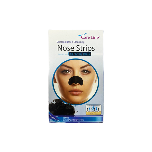 Care Line charcoal nose strips 6pcs Intlcosmetic