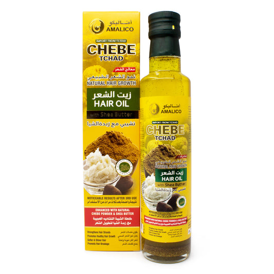 Chebe Oil for Hair Growth with SHEA BUTTER 250ML Intlcosmetic