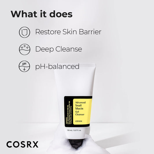Cosrx Advanced Snail Mucin Gel Cleanser 150 Ml Intlcosmetic