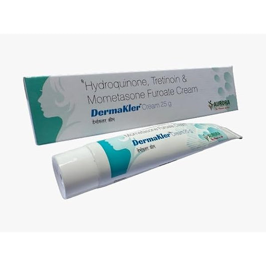 DERMAKLER Hydroquinone, Tretinion & Mometasone Furoate Cream 25G Intlcosmetic