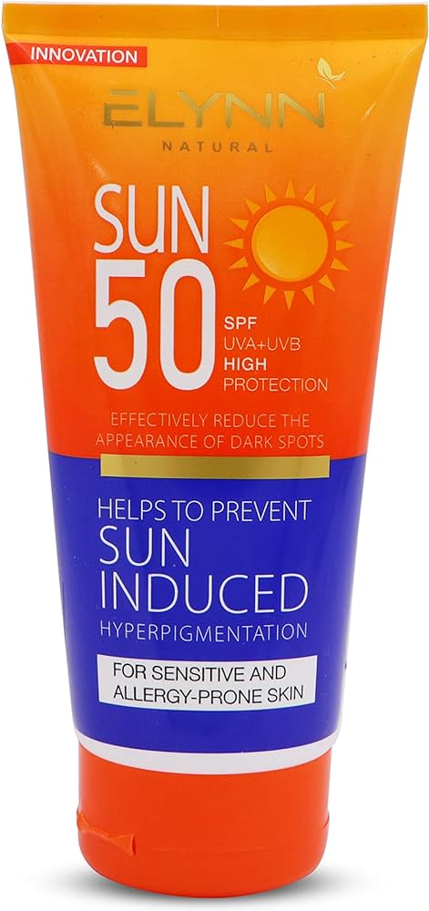 Elynn Natural Sunblock Cream SPF50, 150ml Intlcosmetic