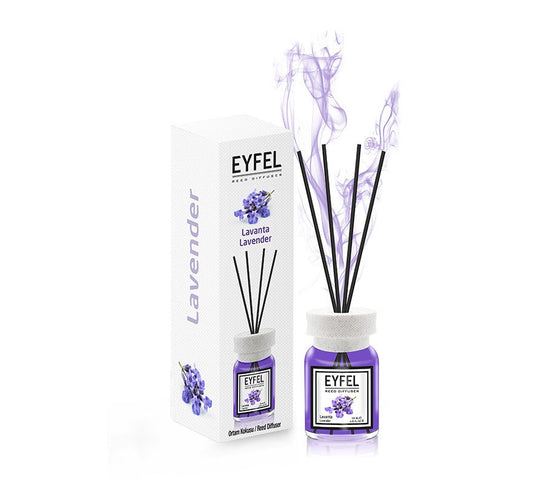 Eyfel Aroma diffuser with sticks - Lavender 120ml Intlcosmetic