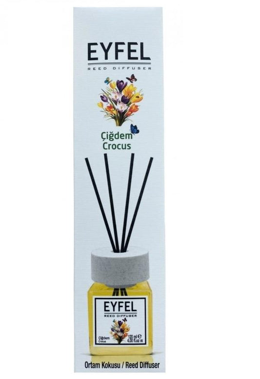 Eyfel Reed Diffuser Cigdem Crocus Fragrance 120ML Intlcosmetic