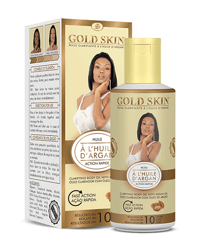 GOLD SKIN Clarifying Oil with Argan Oil Body Cream 70ml Intlcosmetic