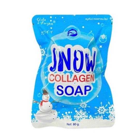 Gluta Frozen Snow Collagen Soap 80g Intlcosmetic