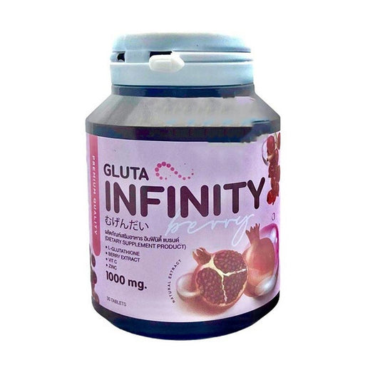 Gluta Infinity 1000mg 30 Tablets Product of Thailand Intlcosmetic