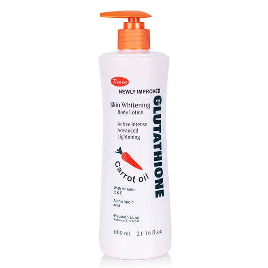 Glutathione Skin Whitening Body Lotion With Carrot Oil - 600 Ml Intlcosmetic
