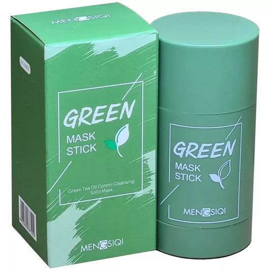 Green face mask in stick for deep pore cleansing 40 g Intlcosmetic