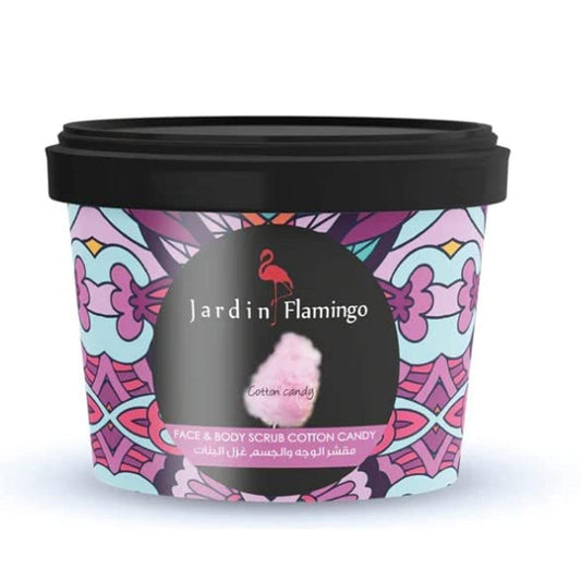 Jardin Flamingo Cotton Candy Face and Body Scrub 400gm Intlcosmetic
