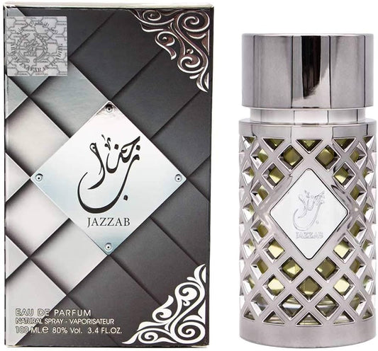 Jazzab Silver Perfume 100ml Unisex Eau de Parfum Intlcosmetic