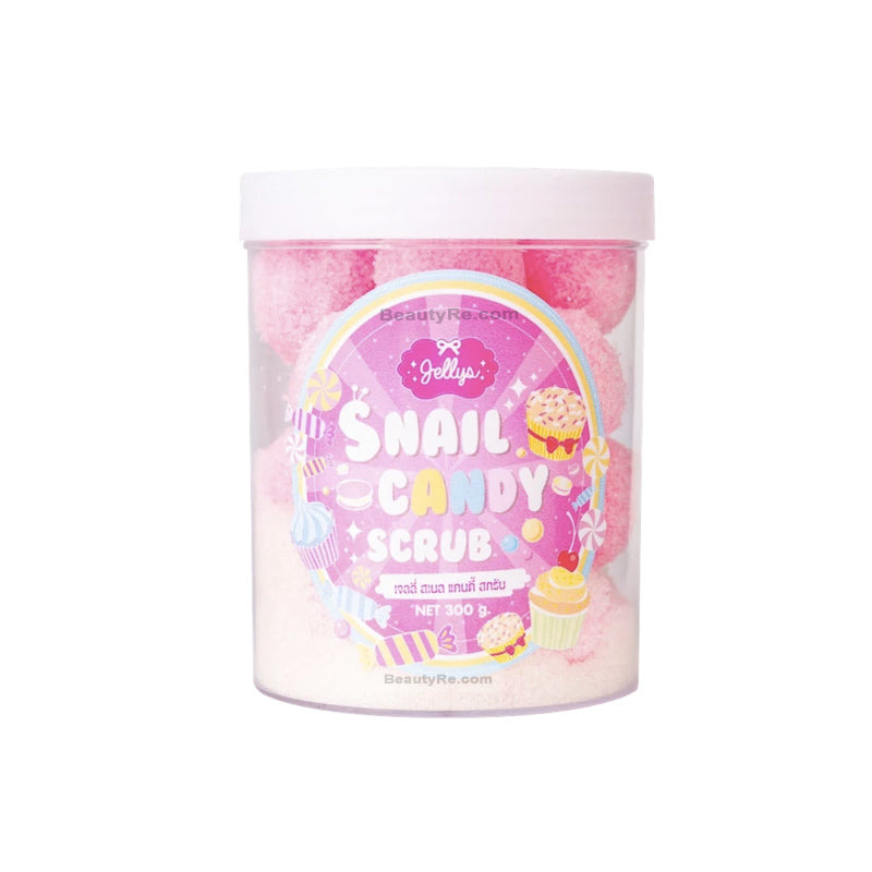 Jellys Snail Candy Scrub Balls To Lighten And Unify Skin Tone 300 g Intlcosmetic