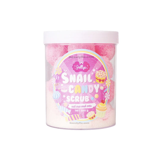 Jellys Snail Candy Scrub Balls To Lighten And Unify Skin Tone 300 g Intlcosmetic