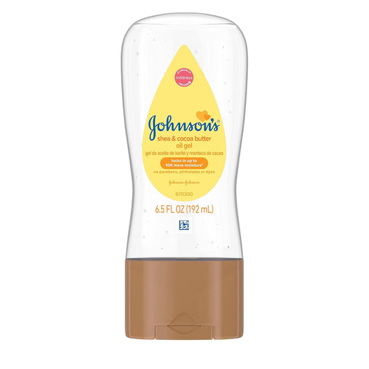 Johnson's Shea & Cocoa Butter Oil Gel 192ml Intlcosmetic