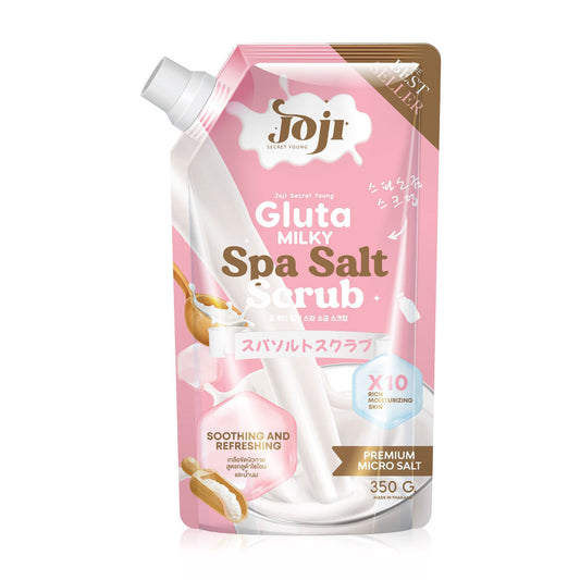 Joji Secret Young Gluta Milky Spa Salt Scrub 350g Intlcosmetic
