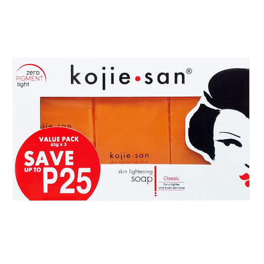 Kojie San Skin Lightening Soap 65g x3 Intlcosmetic