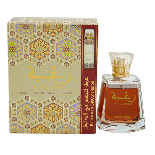 Lattafa Raghba Perfume for Men & Women Eau de Parfum 100ml Intlcosmetic