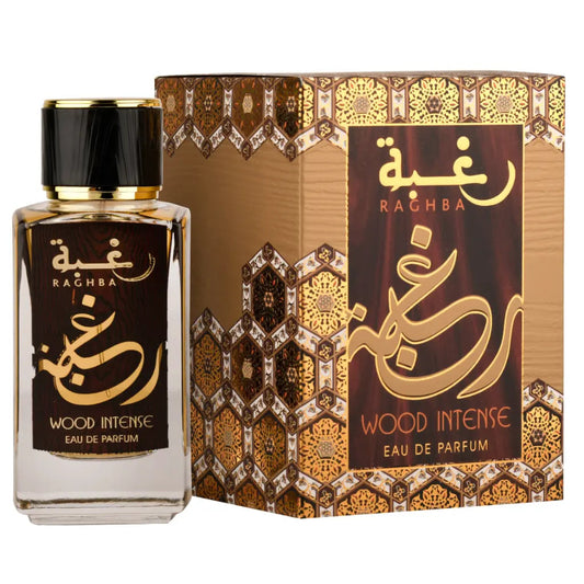 Lattafa Raghba Wood Intense Beau De Parfum 100ml Intlcosmetic