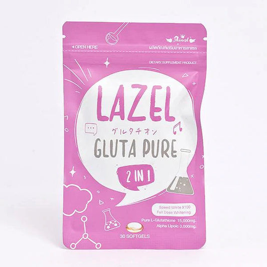 Lazel Gluta Pure 2in1 30 Softgels Intlcosmetic