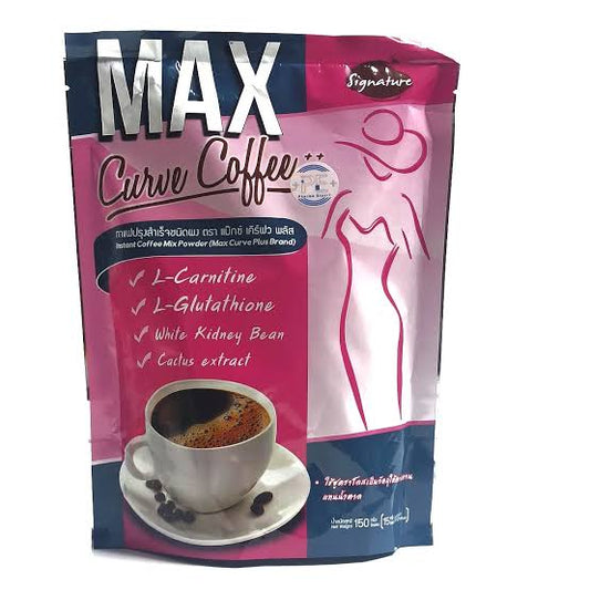 Max Curve Waist S Coffee Powder, Drink Without Sugar 1 Bag 10 Sachets Intlcosmetic