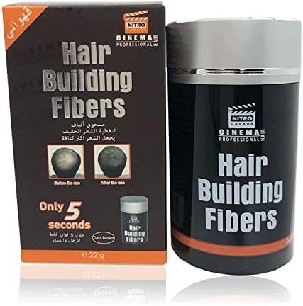 Nitro Hair Building Fibers -Dark Brown, 22 g Intlcosmetic