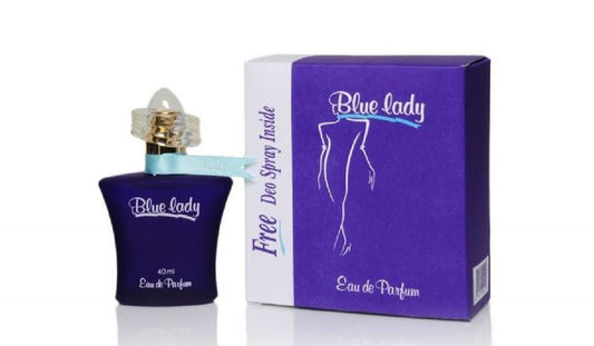 Rasasi Blue Lady With Free Deo, Eau de Parfum, 40 ml Intlcosmetic