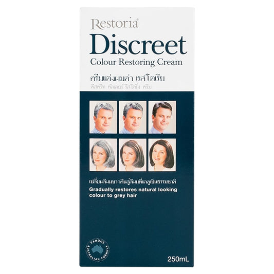 Restoria Discreet Hair Color Restoring Cream 250 ml Intlcosmetic