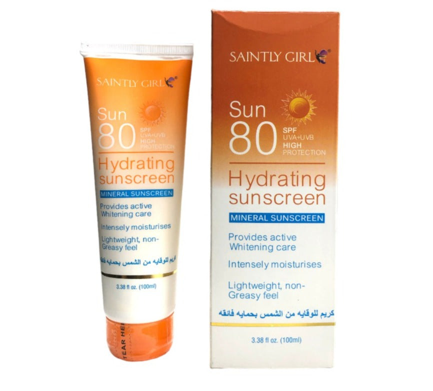 Saintly Girl Hydrating sunscreen Sun SPF 50 UVA+U VB High Protection Intlcosmetic