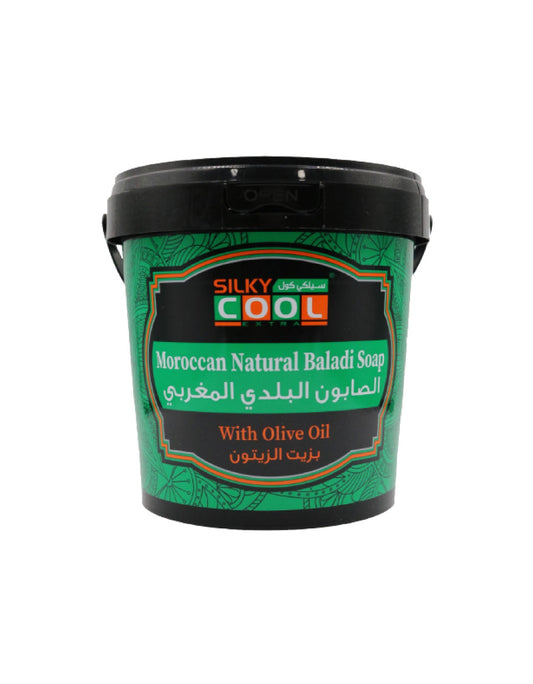 Silky Cool Moroccan Natural Baladi Soap - 1000Ml Intlcosmetic