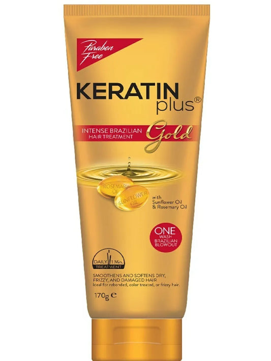 Keratin Plus Brazilian Hair Treatment Gold