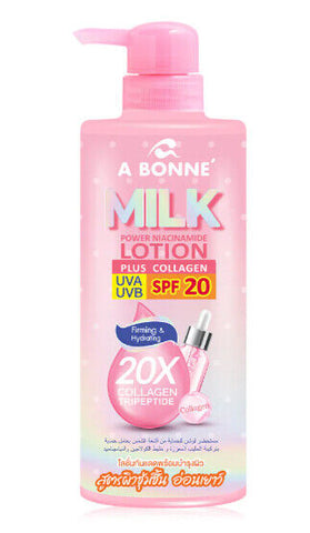 A Bonne Milk Niacinamide Essence Body Lotion Plus Collagen Uva Uvb