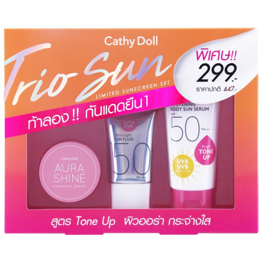 Cathy Doll All Trio Sun Limited Sunscreen Set