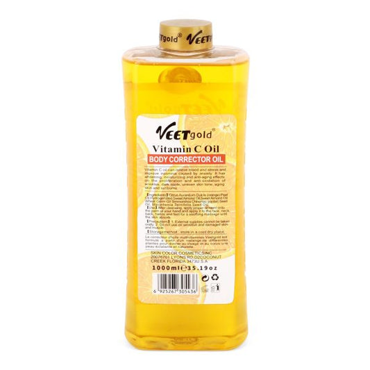 Veet Gold Orange Vitamic C Oil Body Corrector Oil 1000ml