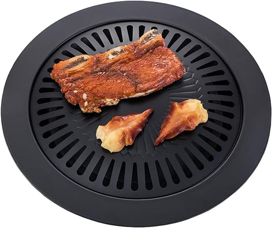 Traditional Portable Cast Iron Grill Plate