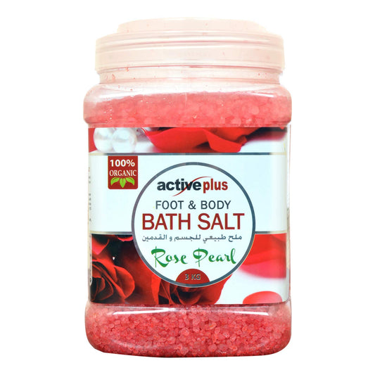 Active Plus Bath Salt with Pumice Stone Rose Pearl 3 kg