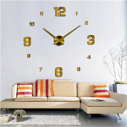 wall clocks. Large wall clock 3D DIY quartz clockÊ
