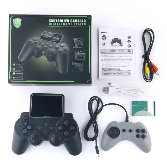 S10 Retro Joystick Console 520 Games & Gamepad Black Edition